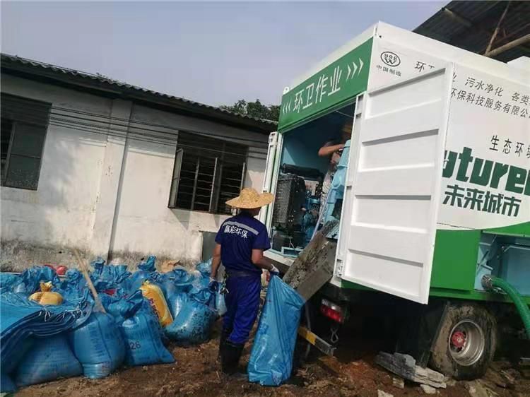 大兴工业污泥压干处理